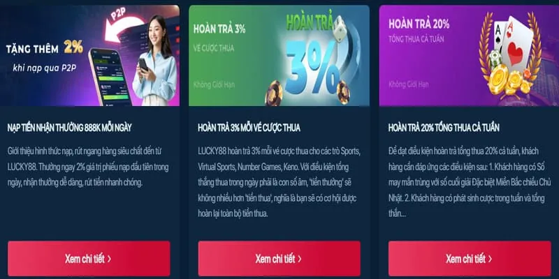 Đa dạng trò chơi casino